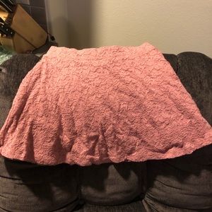 Pink skirt